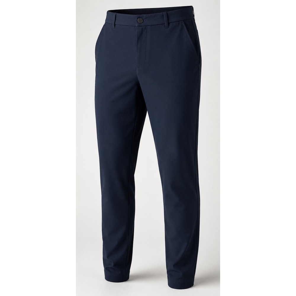 Mizzen Main Mens Pants 38 Helmsman Slim Navy Stretch Tech Jogger Golf Travel